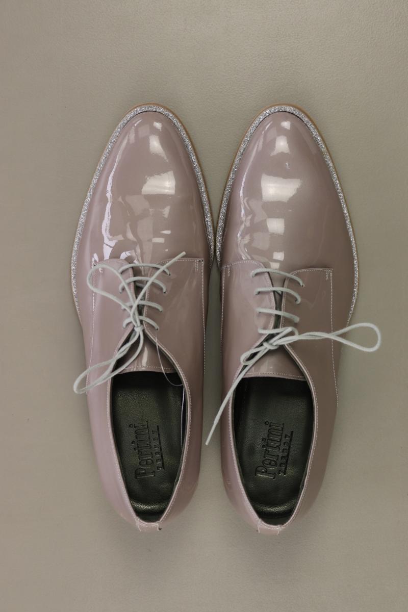 Pertini Schuhe Gr. 40 neuwertig grau aus Leder