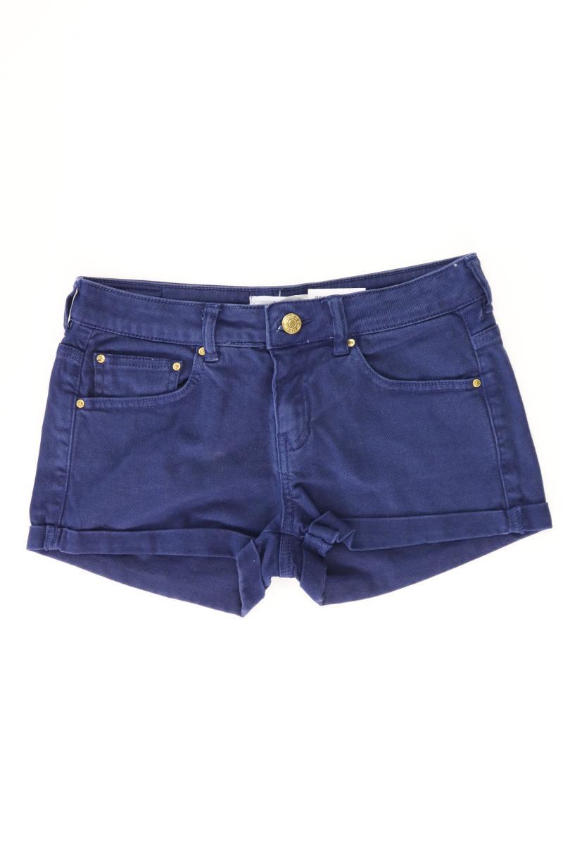 Mango Jeansshorts Gr. 34 blau aus Baumwolle
