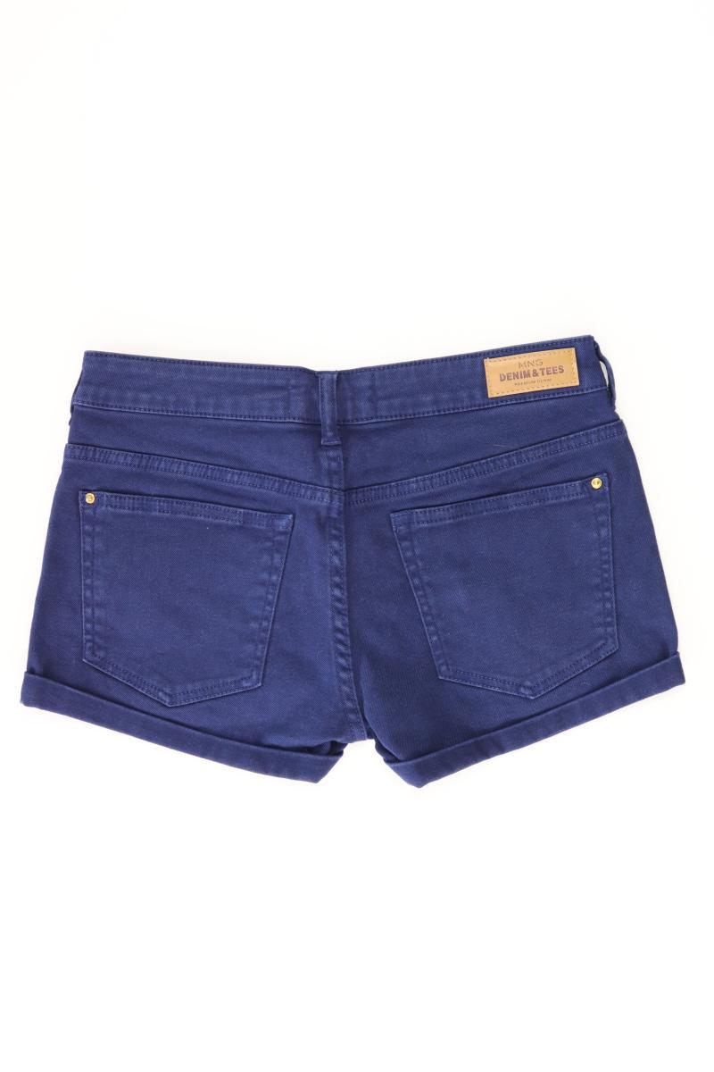 Mango Jeansshorts Gr. 34 blau aus Baumwolle