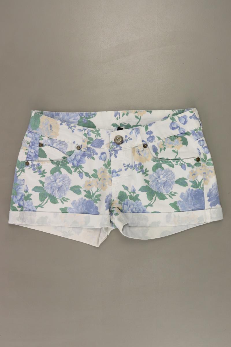 Ann Christine Shorts Gr. S mit Blumenmuster weiß aus Baumwolle