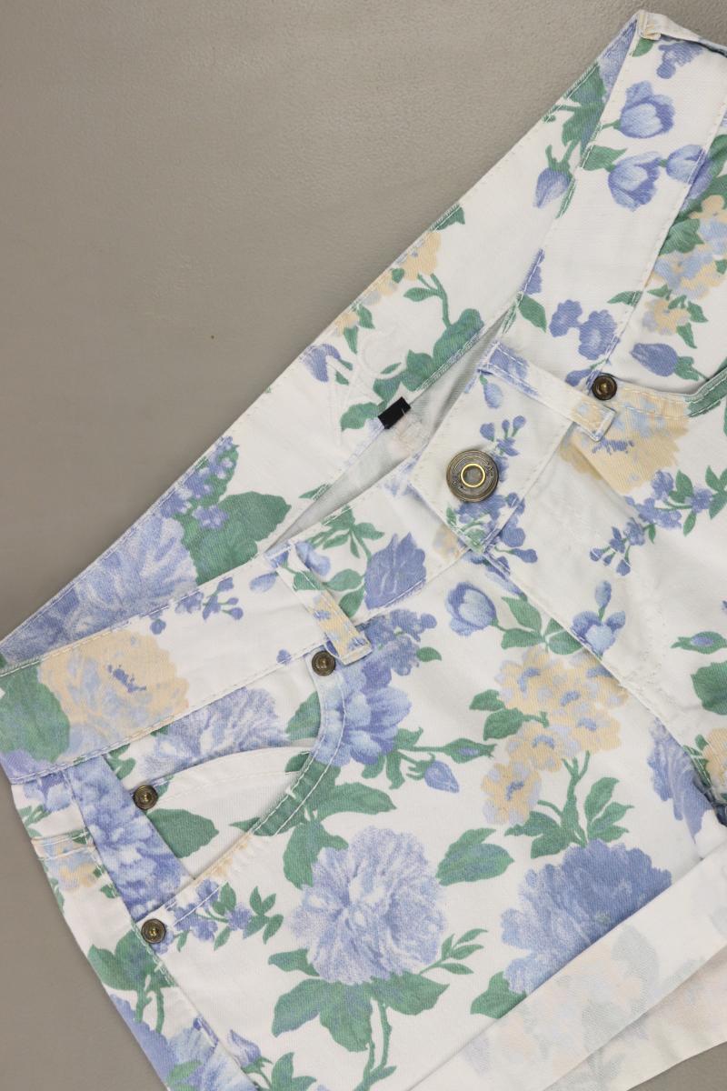Ann Christine Shorts Gr. S mit Blumenmuster weiß aus Baumwolle
