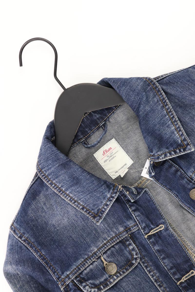 s.Oliver Jeansjacke Gr. 34 blau aus Baumwolle