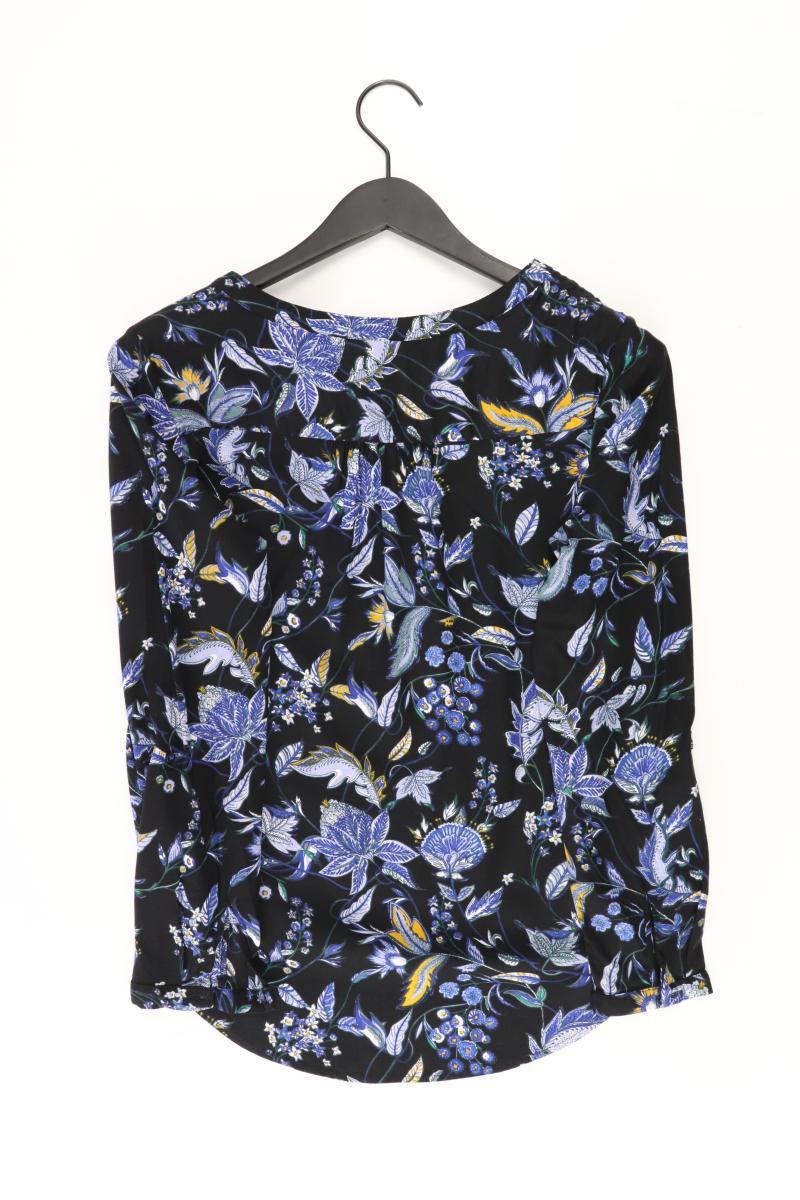 Street One Langarmbluse Gr. 36 mit Blumenmuster blau aus Viskose