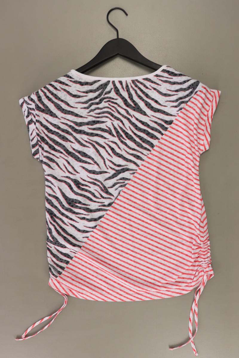 Street One Printshirt Gr. 36 Kurzarm weiß