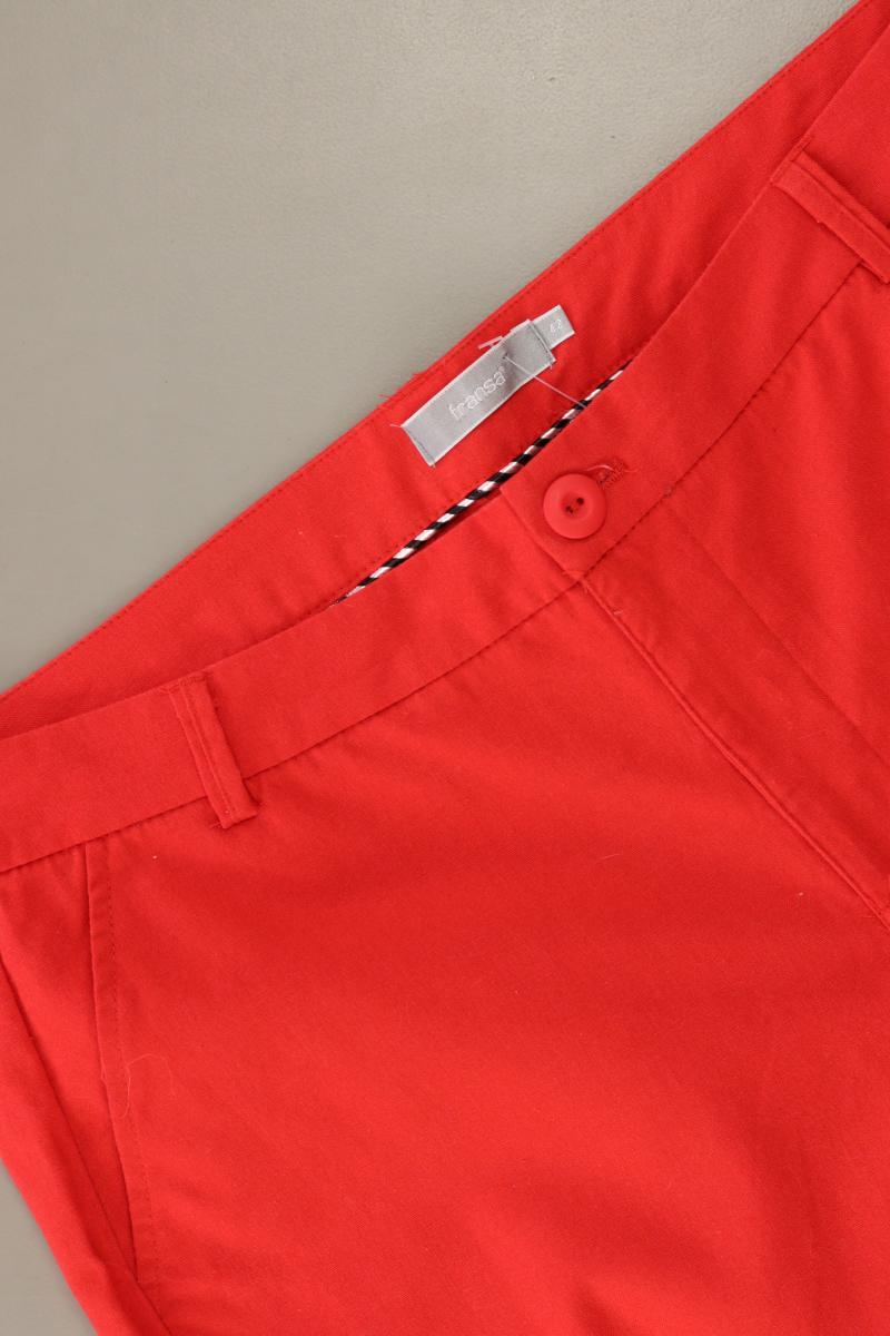 Fransa Hose Gr. 42 rot aus Polyester