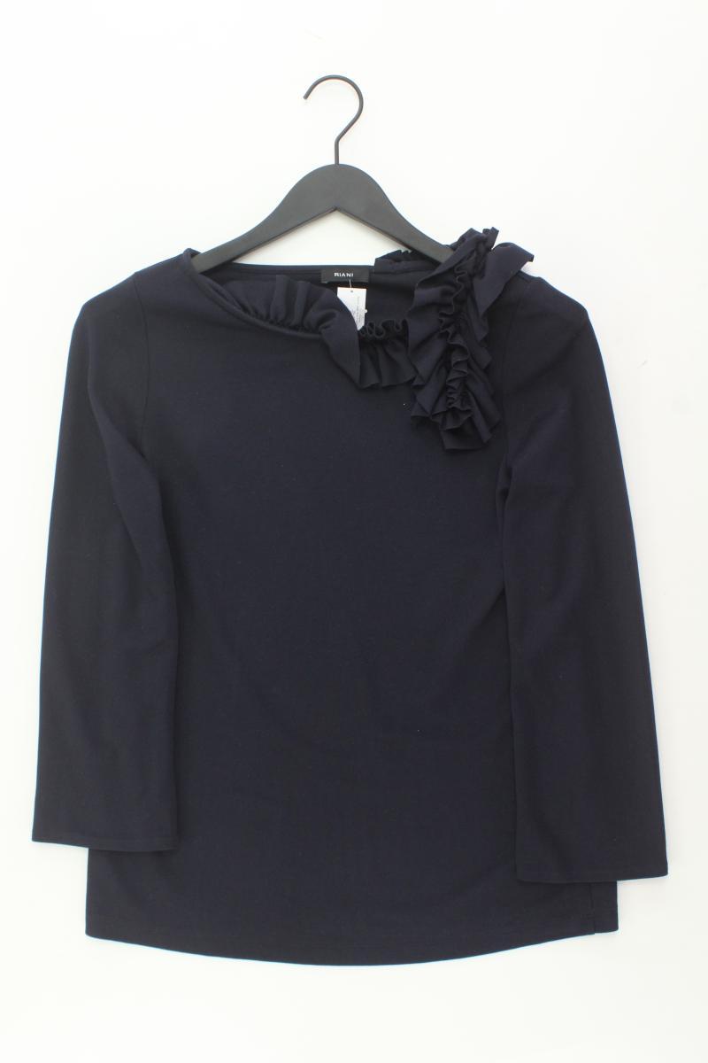 Riani Regular Shirt Gr. 34 3/4 Ärmel blau aus Viskose