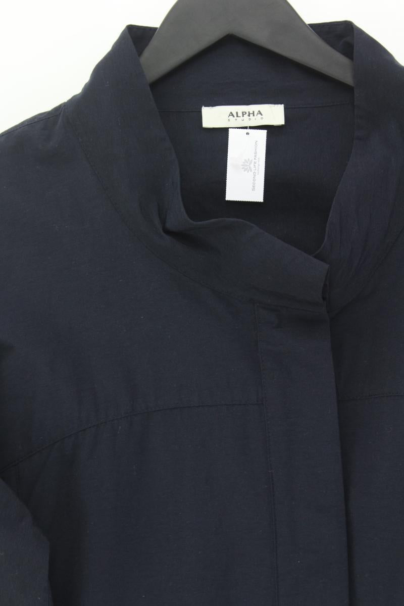 Alpha Studio Regular Jacke Gr. 40 blau aus Baumwolle