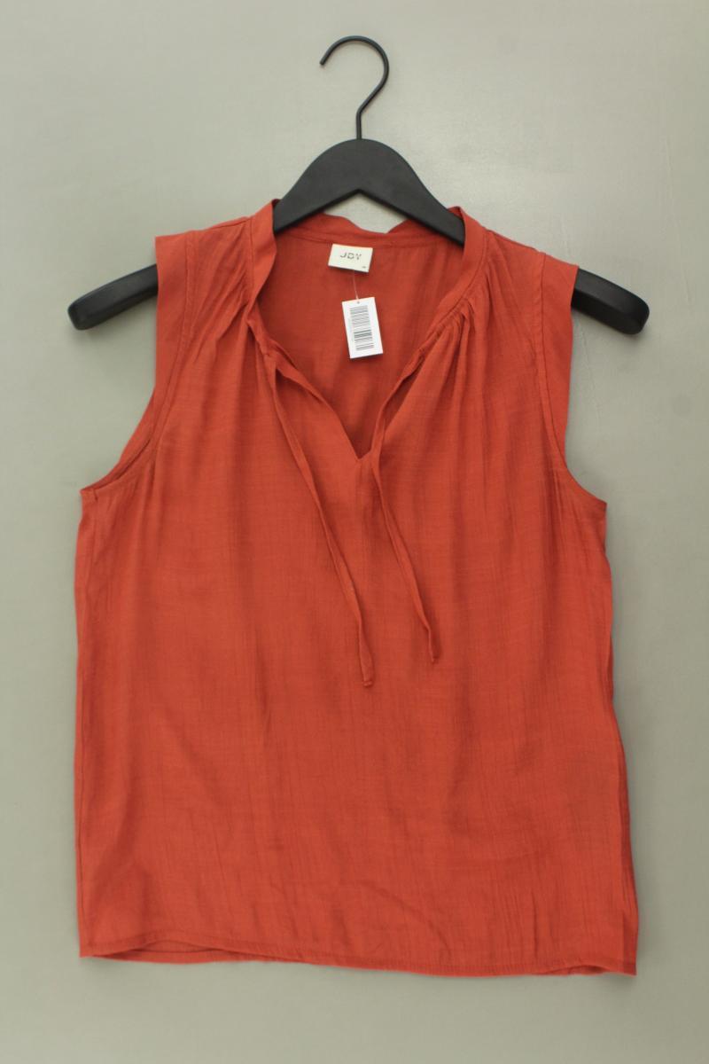 Jacqueline de Yong Ärmellose Bluse Gr. 36 orange aus Viskose