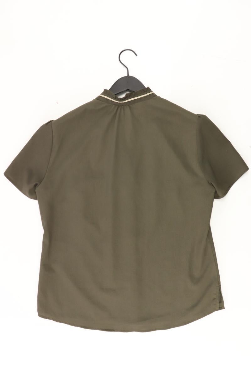 Himmelblau Kurzarmbluse Gr. 42 olivgrün aus Polyester