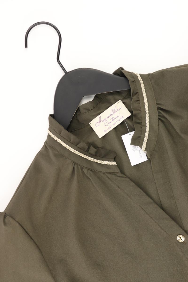 Himmelblau Kurzarmbluse Gr. 42 olivgrün aus Polyester