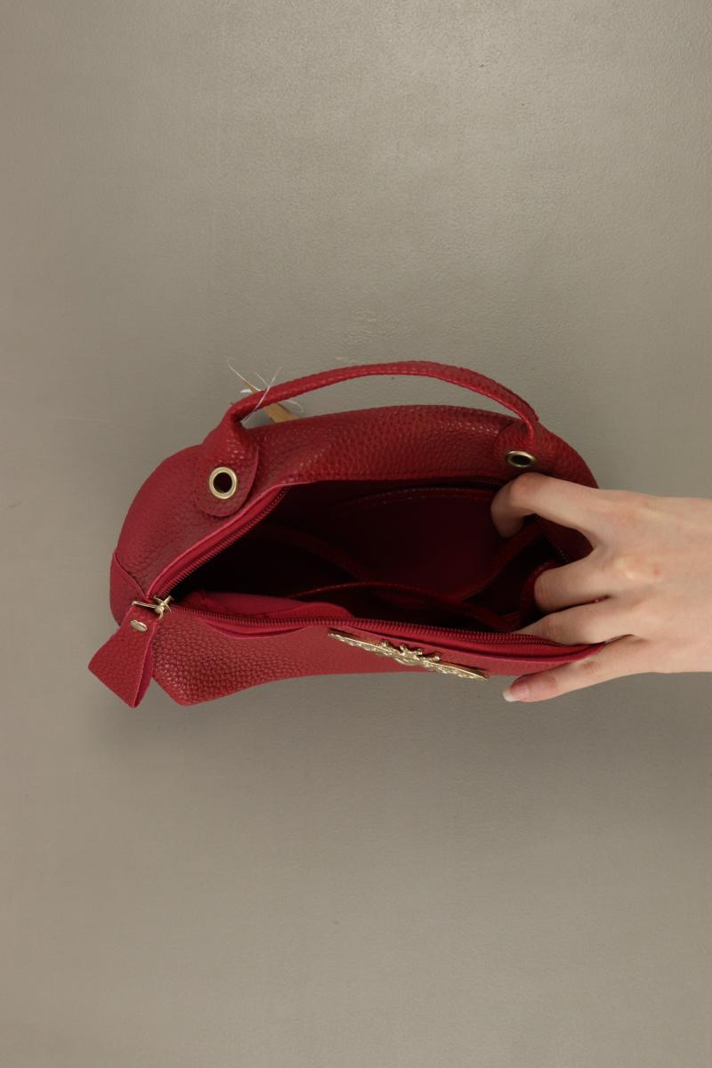 MeLady Clutch neu mit Etikett rot aus Polyurethan