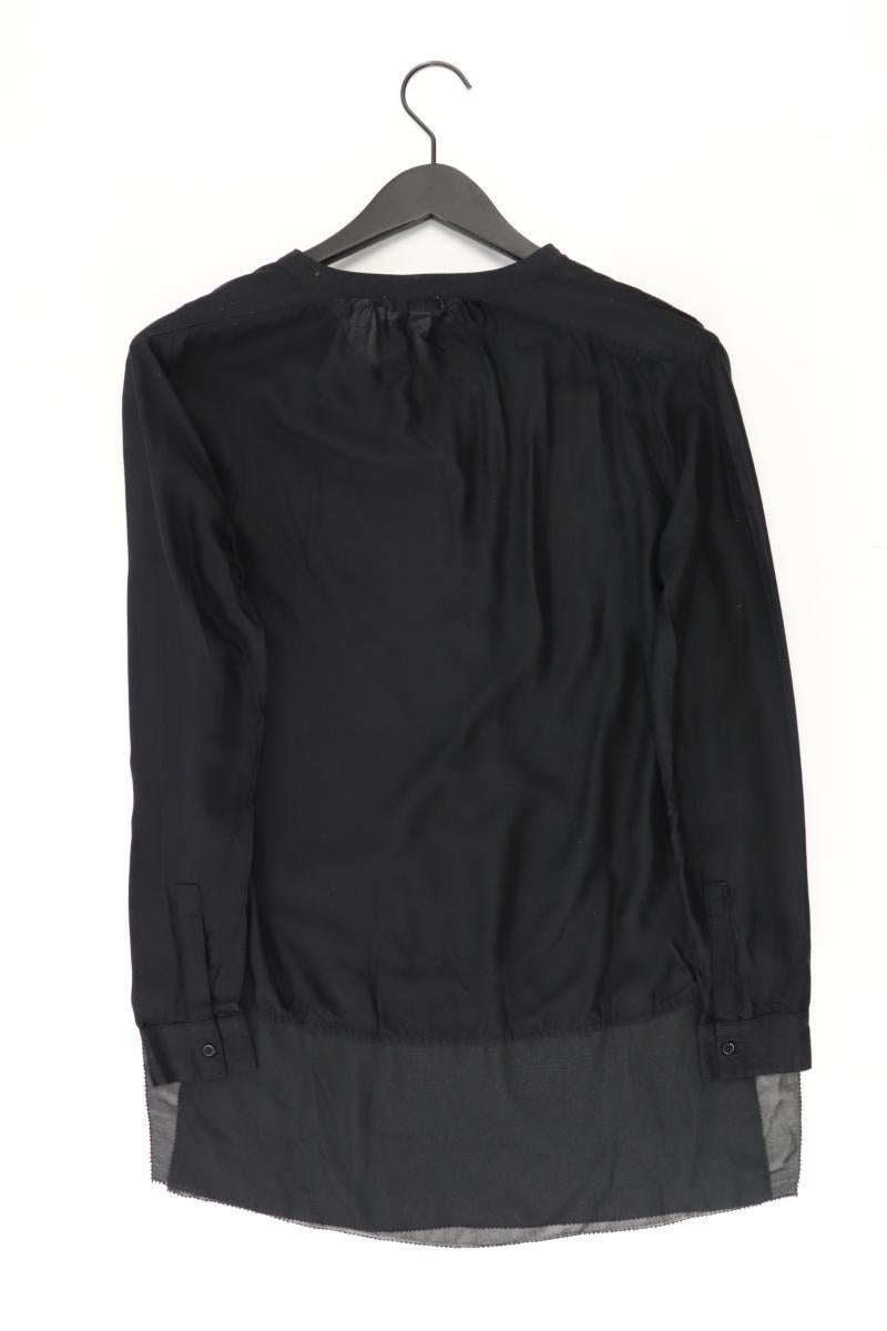 Calvin Klein Langarmbluse Gr. S schwarz aus Viskose
