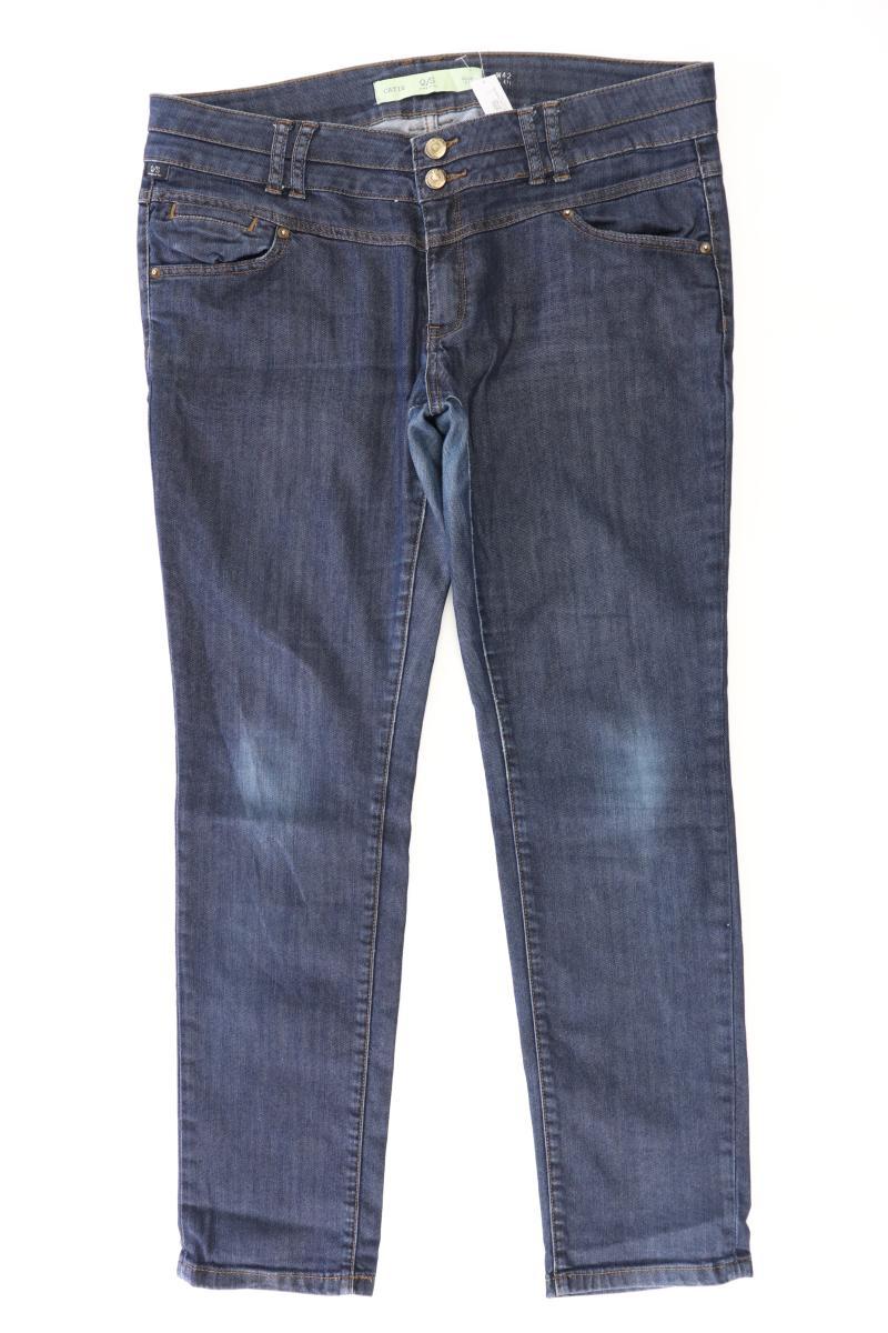 QS by s.Oliver Straight Jeans Gr. 42/L32 Modell Catie blau aus Baumwolle