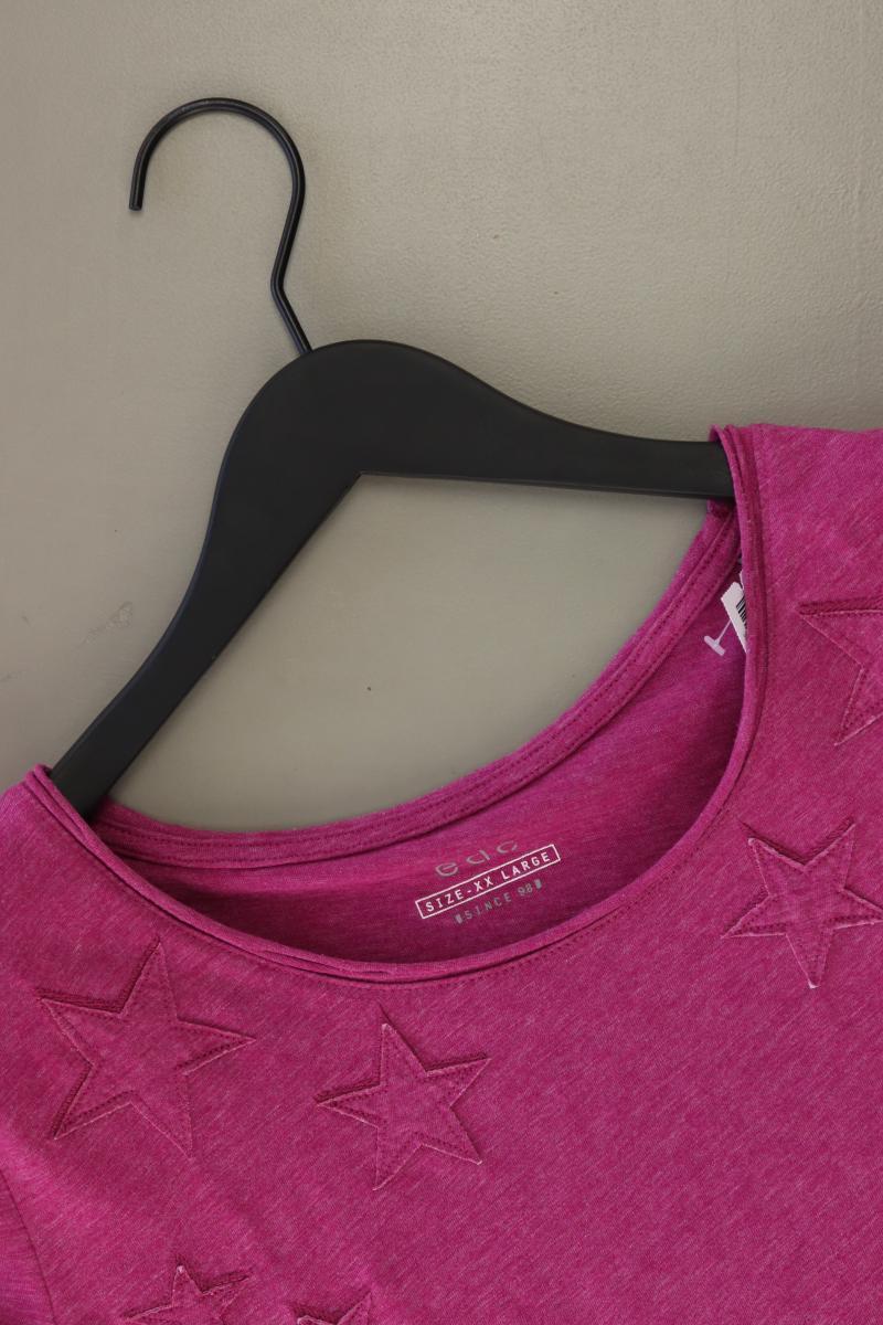 edc by Esprit T-Shirt Gr. XXL Kurzarm lila aus Polyester