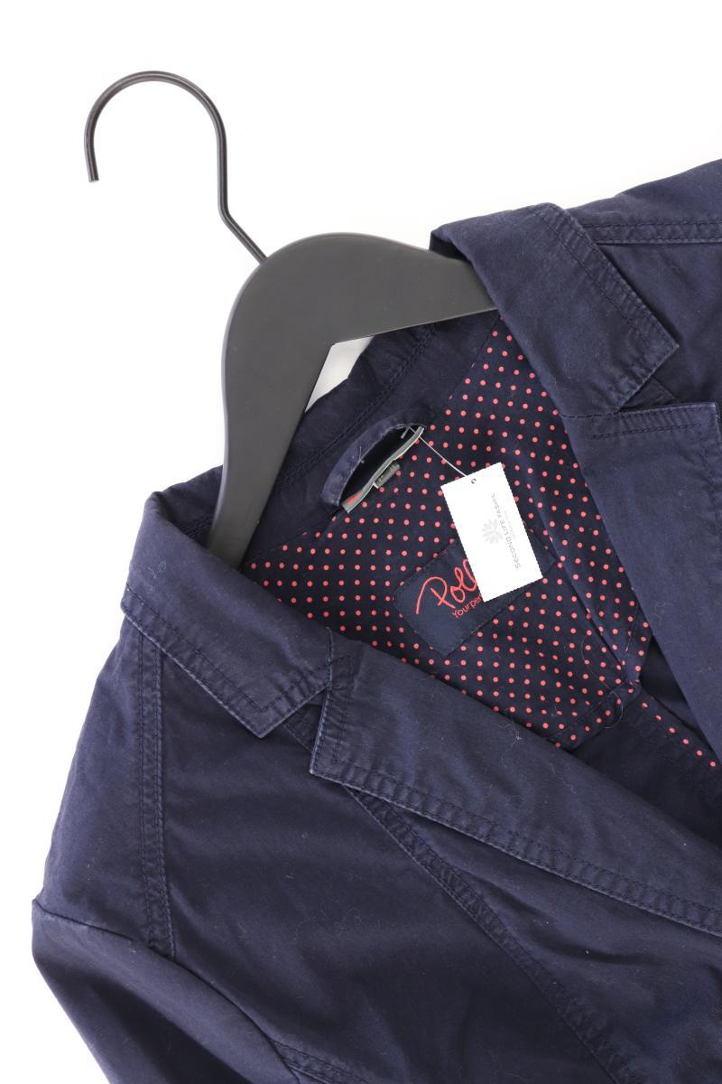 Street One Slim Blazer Gr. 38 blau aus Baumwolle