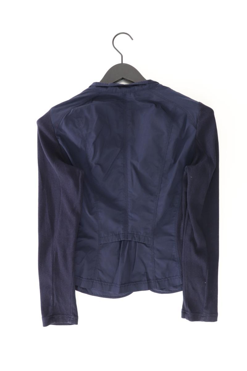 Taifun Slim Blazer Gr. 38 blau aus Baumwolle