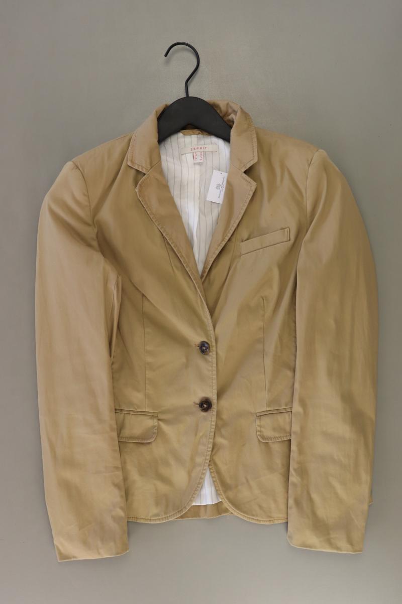 Esprit Regular Blazer Gr. 36 braun aus Baumwolle
