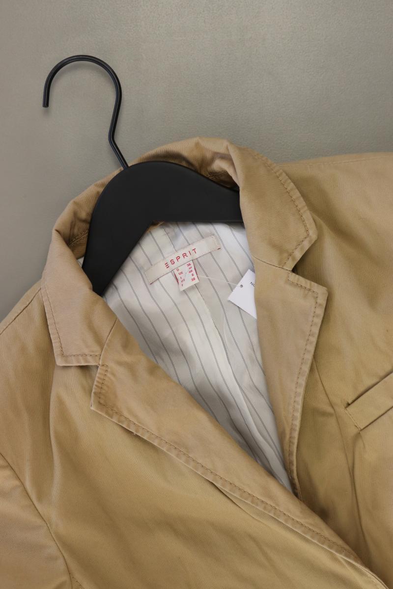 Esprit Regular Blazer Gr. 36 braun aus Baumwolle