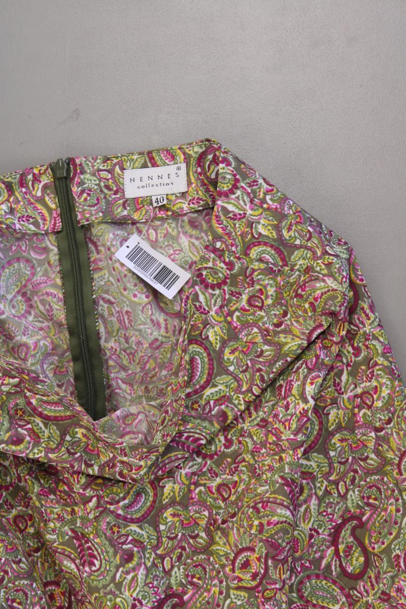 Midirock Gr. 40 mit Paisleymuster Vintage mehrfarbig aus Polyester