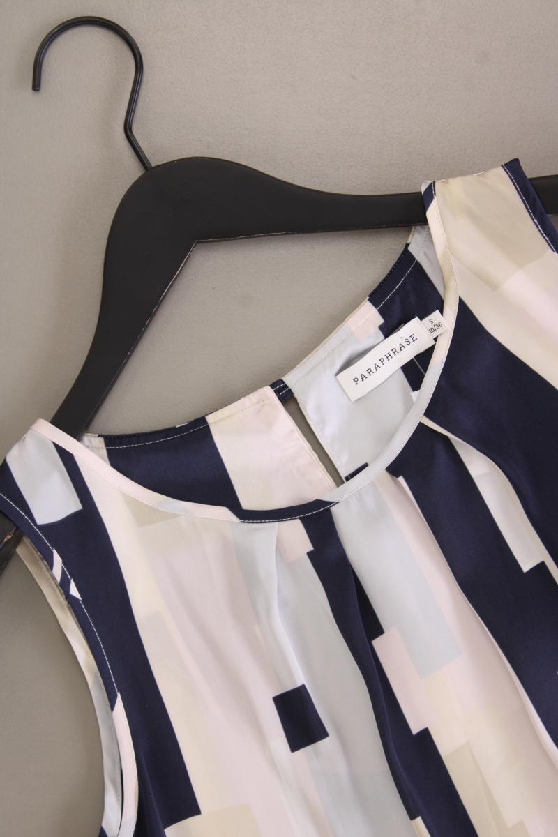 Paraphrase Ärmellose Bluse Gr. S geometrisches Muster mehrfarbig aus Polyester