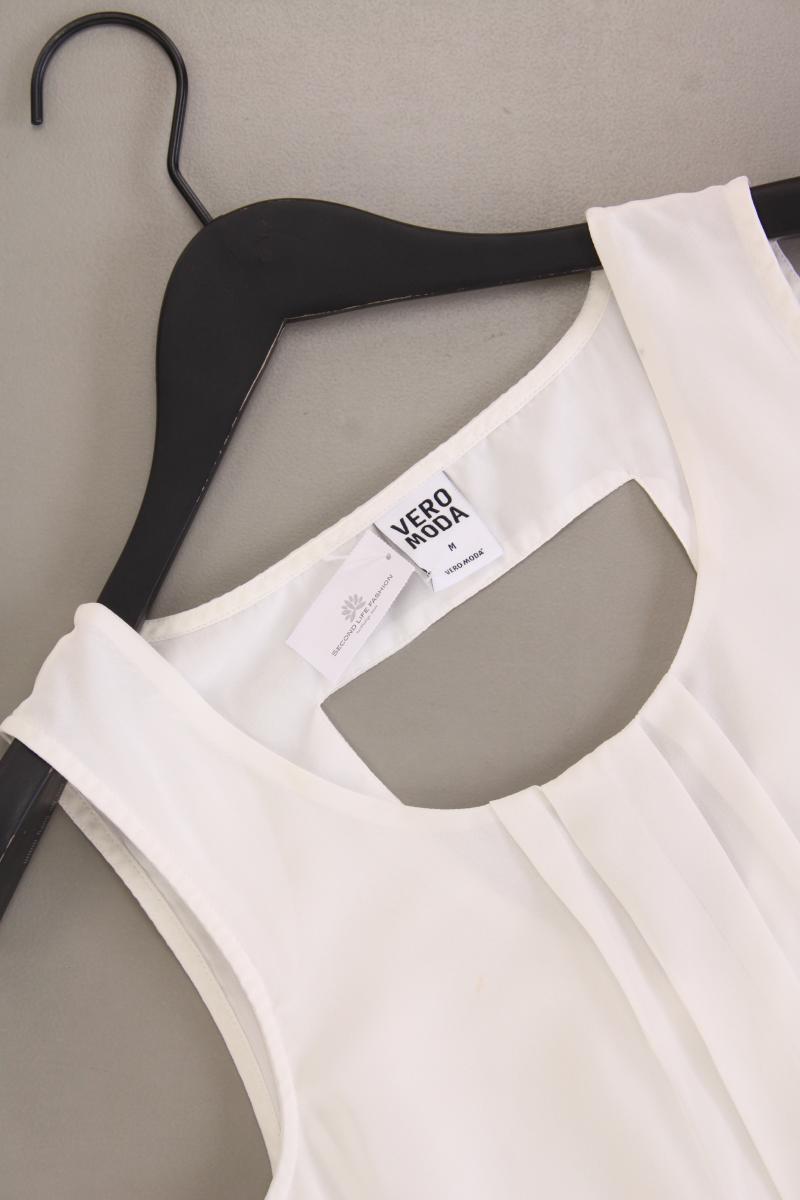 Vero Moda Ärmellose Bluse Gr. M weiß
