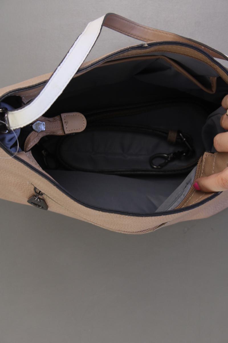 BOO! Schultertasche neuwertig creme aus Kunstleder