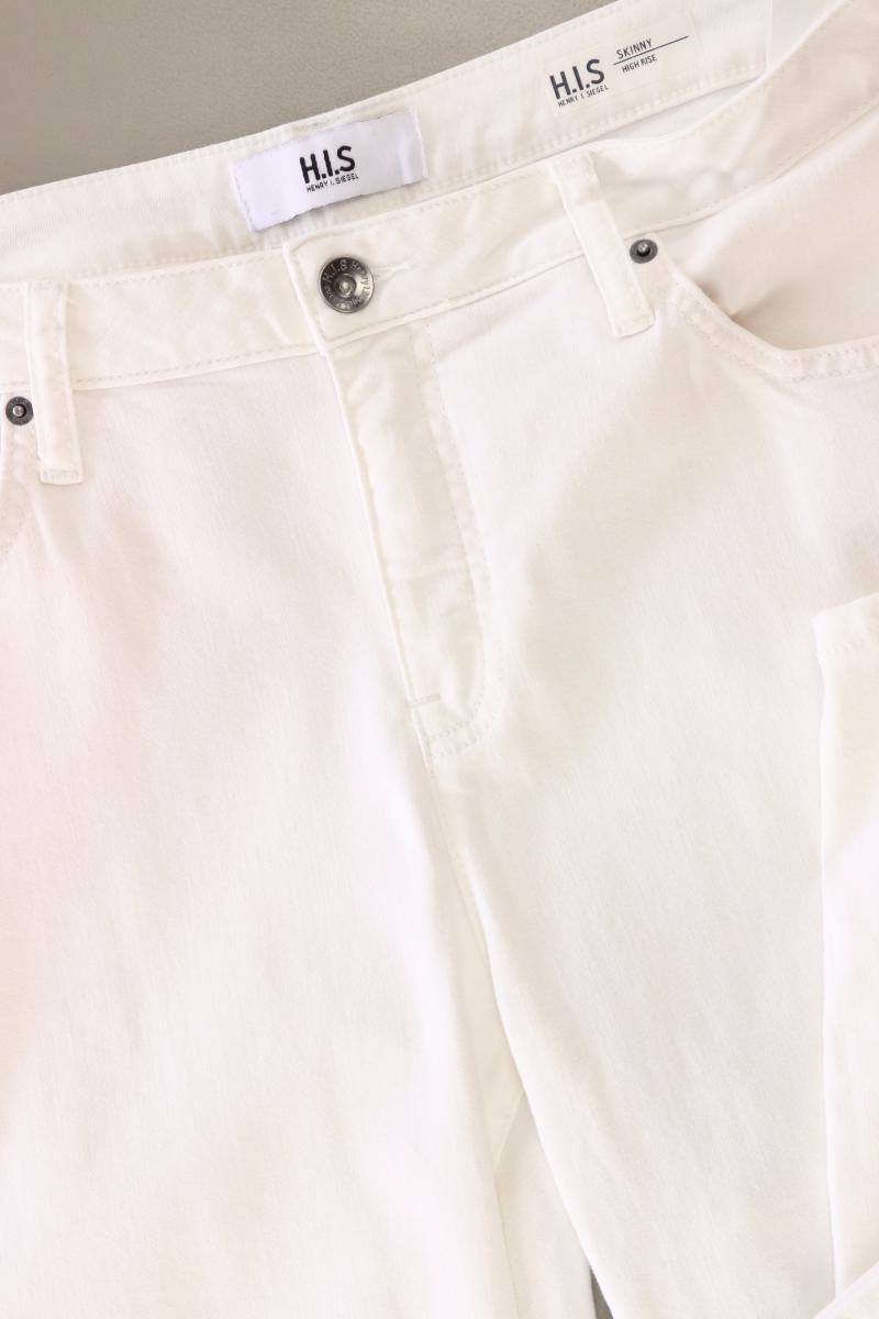 H.I.S. Skinny Jeans Gr. W36/L30 weiß aus Baumwolle