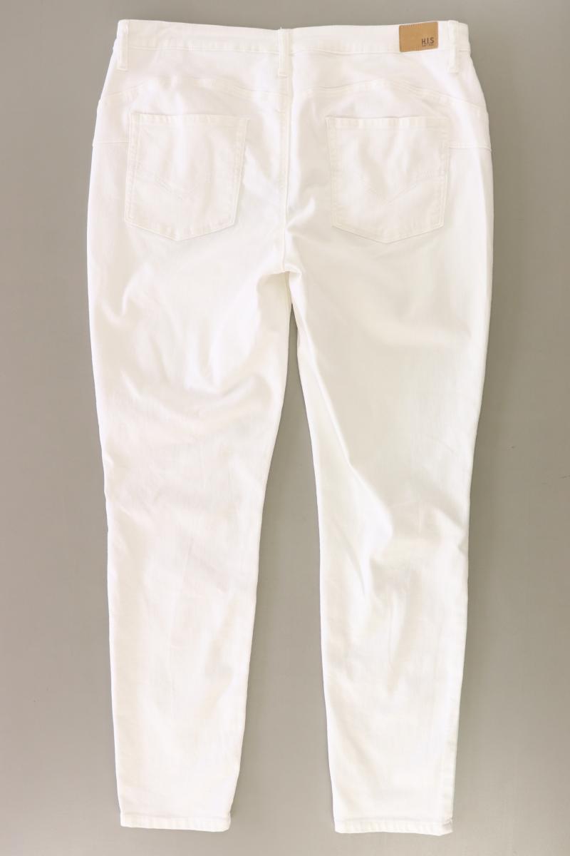 H.I.S. Skinny Jeans Gr. W36/L30 weiß aus Baumwolle