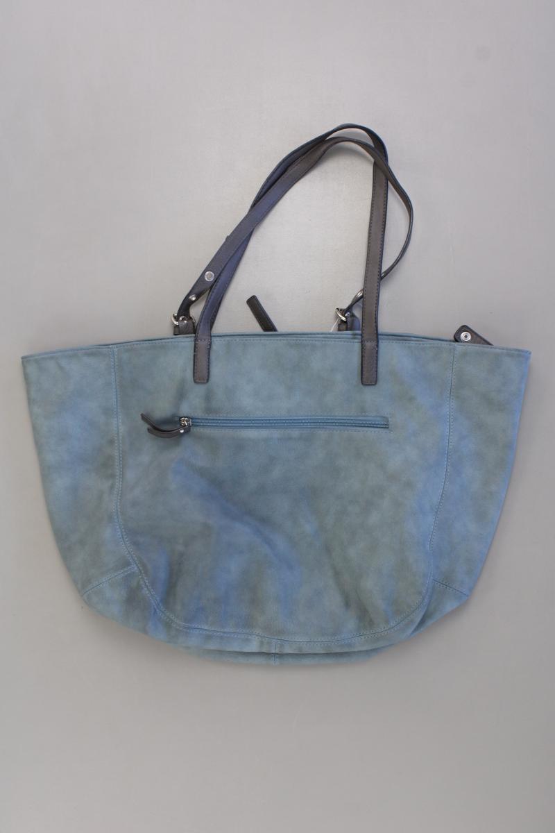 Tom Tailor Henkeltasche blau aus Kunstleder