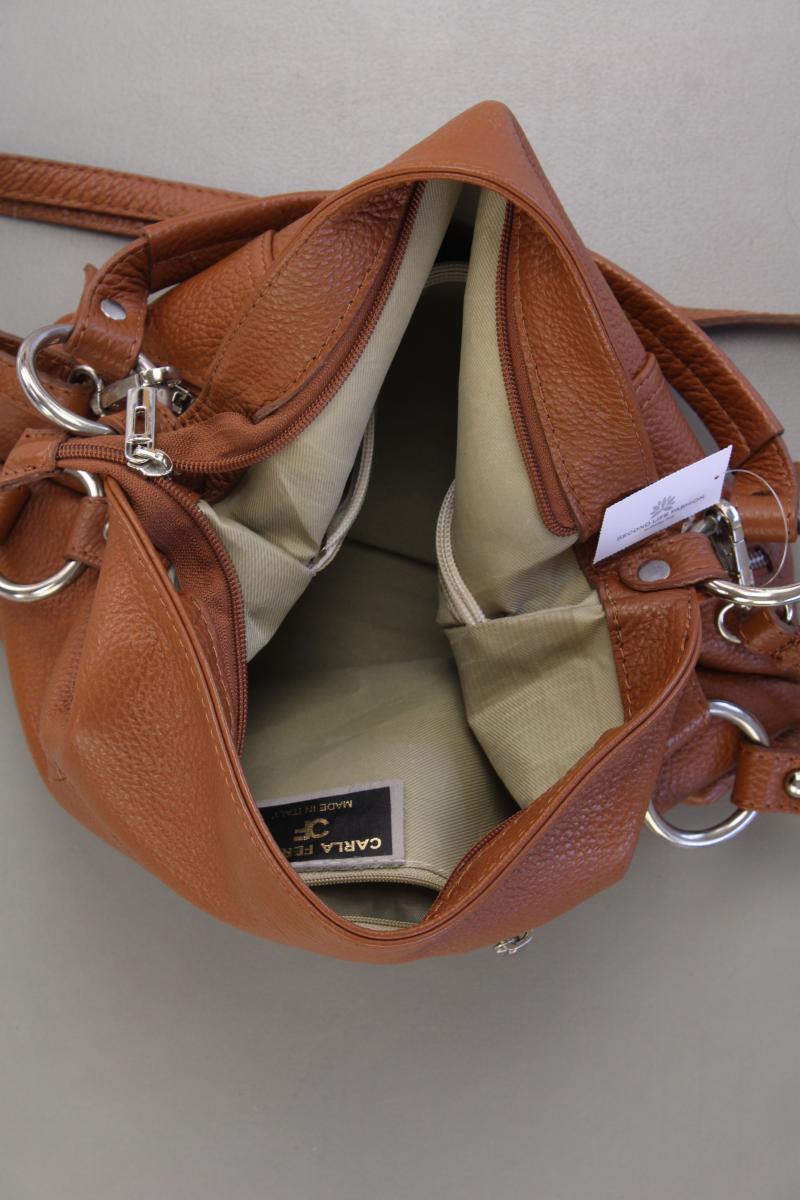 Carla Ferrerri Schultertasche braun
