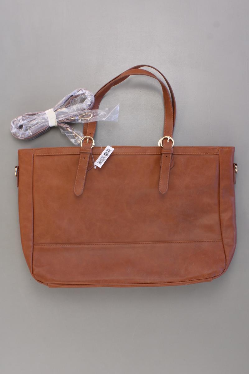 Anna Field Henkeltasche neuwertig braun aus Kunstleder