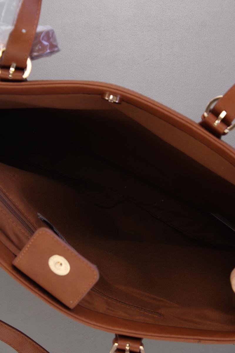 Anna Field Henkeltasche neuwertig braun aus Kunstleder