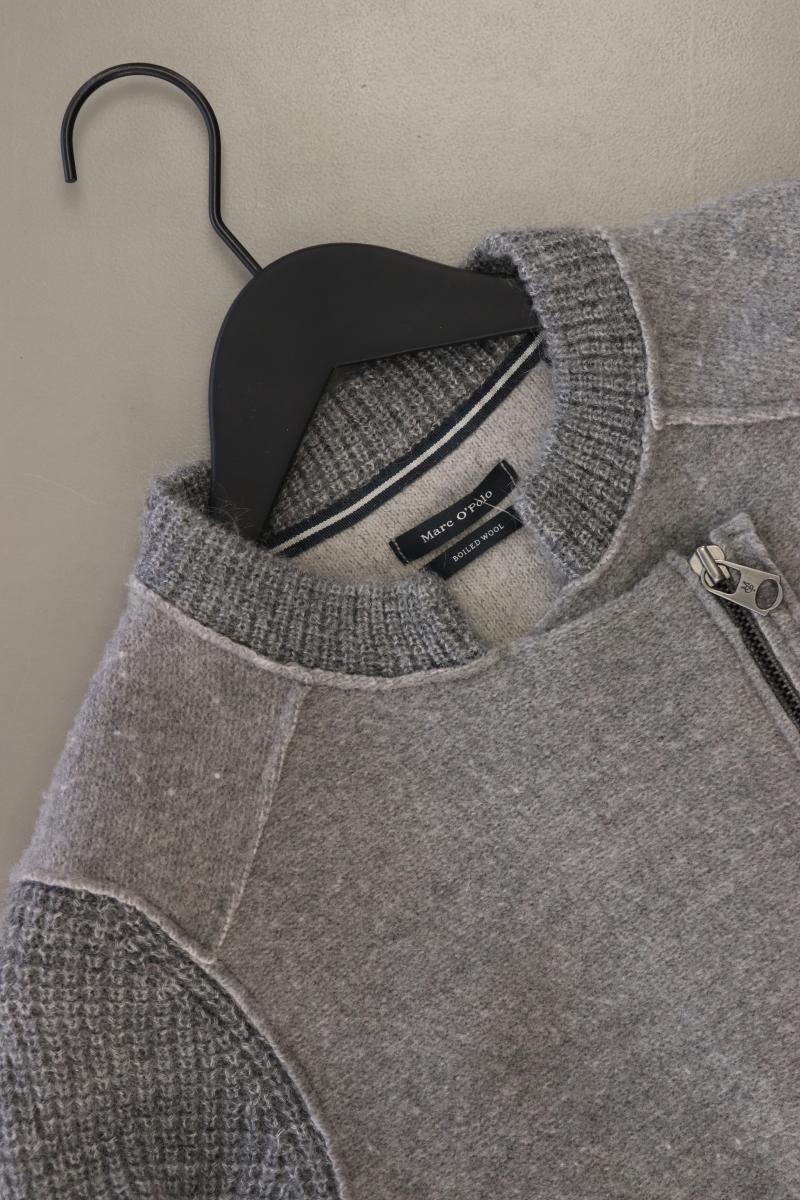 Marc O'Polo Strickjacke Gr. S Langarm grau aus Wolle