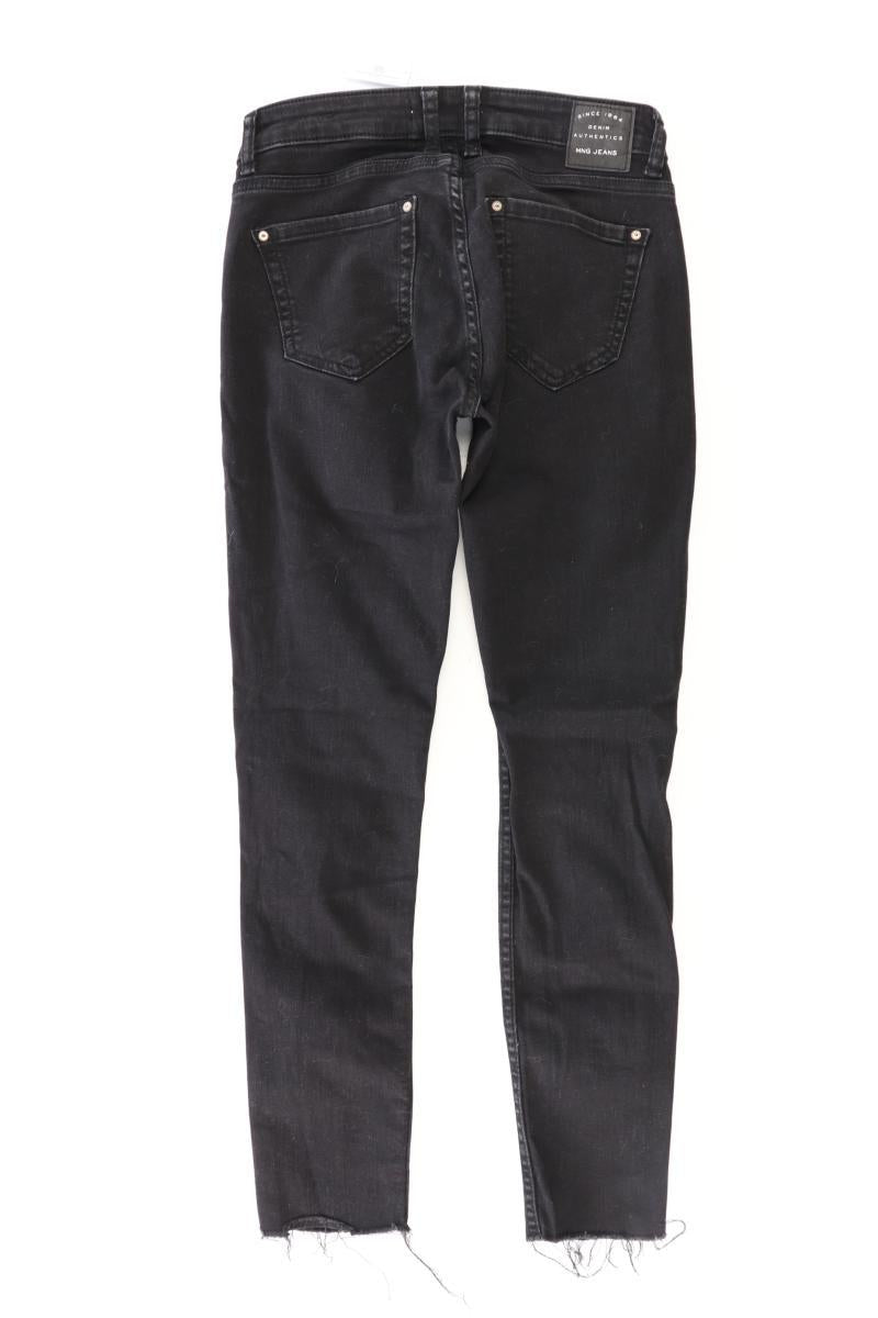 Mango Skinny Jeans Gr. 34 schwarz aus Baumwolle