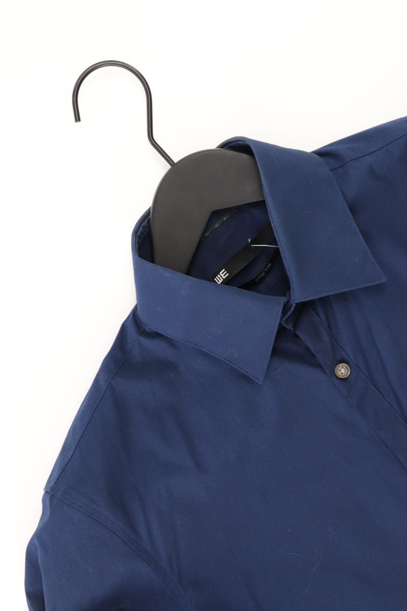 WE Fashion Langarmbluse Gr. S blau aus Baumwolle