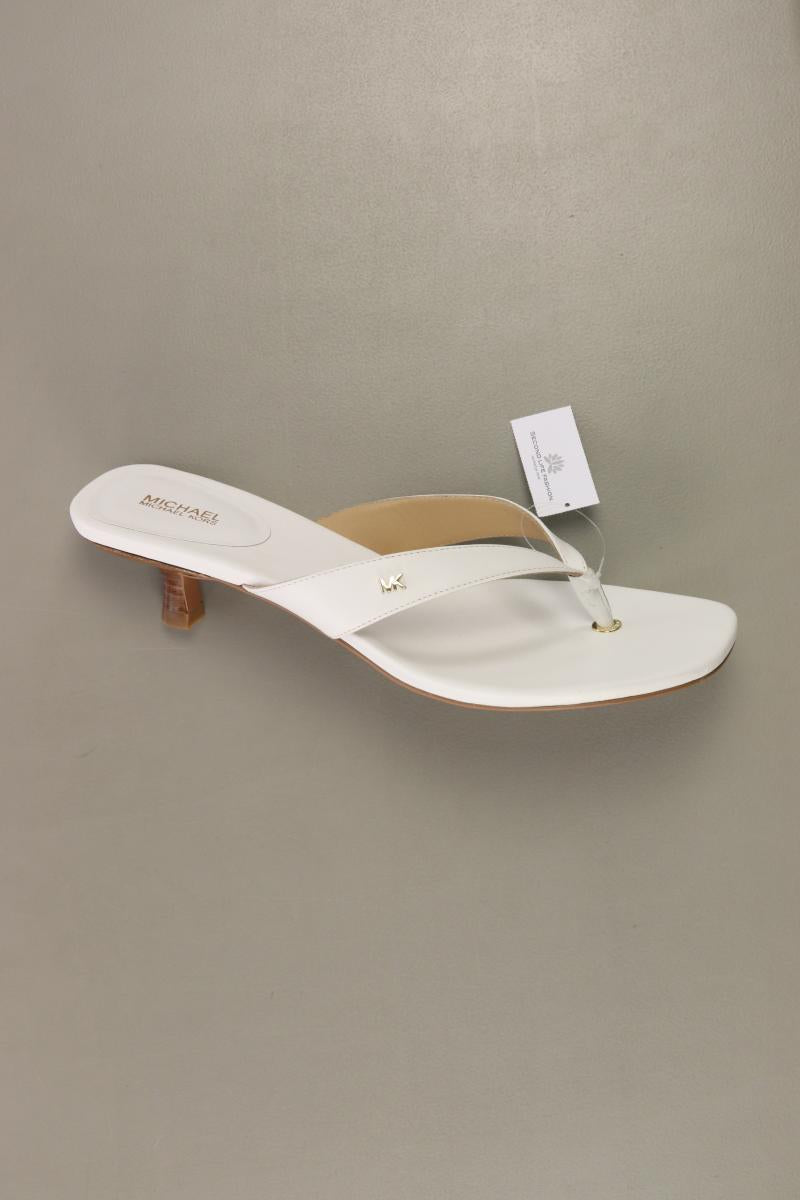 Michael Kors Sandalen Gr. 41 neuwertig weiß aus Leder