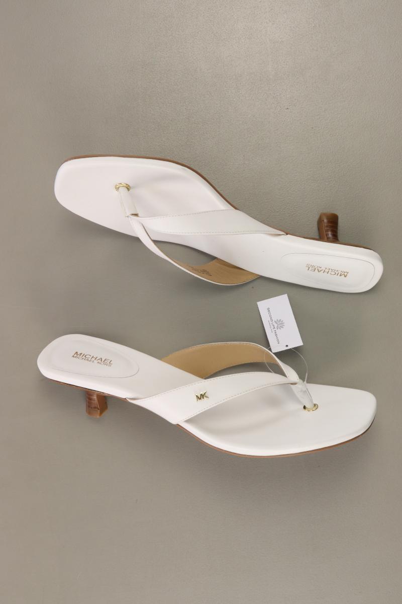 Michael Kors Sandalen Gr. 41 neuwertig weiß aus Leder