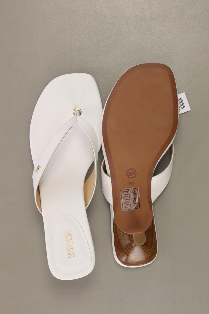 Michael Kors Sandalen Gr. 41 neuwertig weiß aus Leder