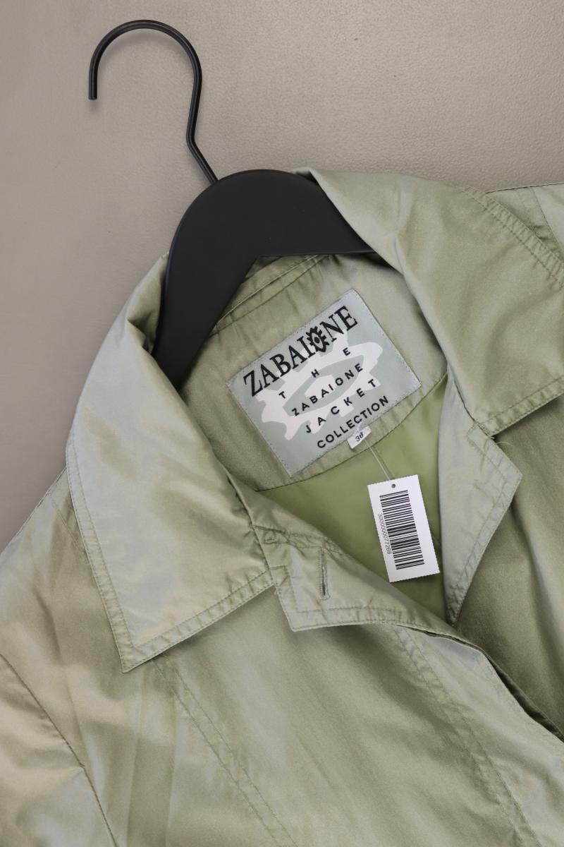Zabaione Lange Jacke Gr. 36 grün aus Polyester