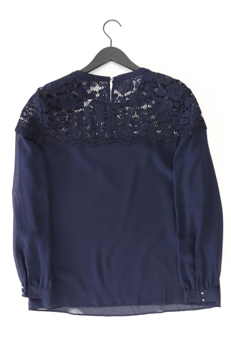 Esprit Langarmbluse Gr. 42 blau aus Polyester