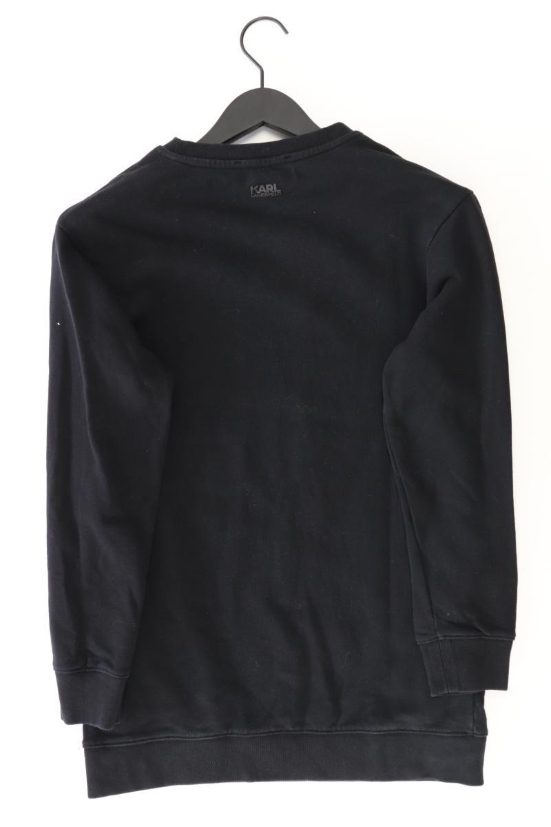 Karl Lagerfeld Feinstrickpullover für Herren Gr. XS schwarz aus Baumwolle