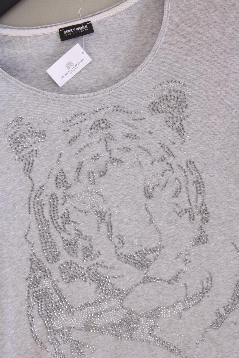 Gerry Weber Regular Shirt Gr. 42 3/4 Ärmel grau
