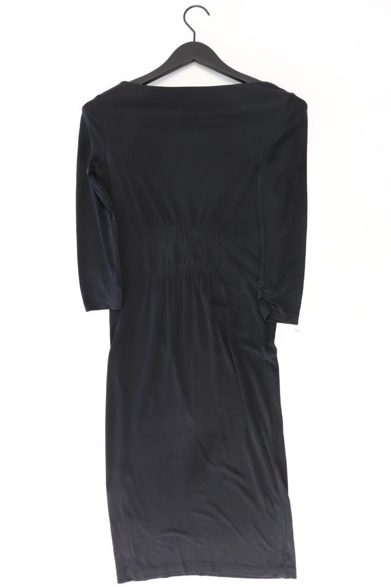 René Lezard Schlauchkleid Gr. 34 3/4 Ärmel schwarz aus Seide