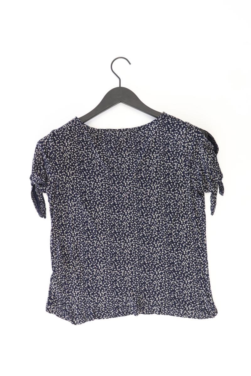 Opus Printshirt Gr. 36 Kurzarm blau aus Viskose