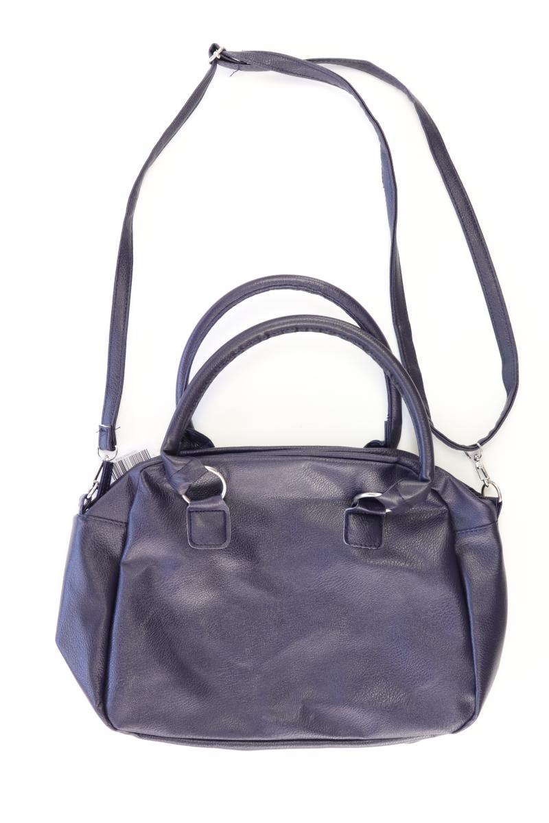 Henkeltasche blau aus Polyurethan