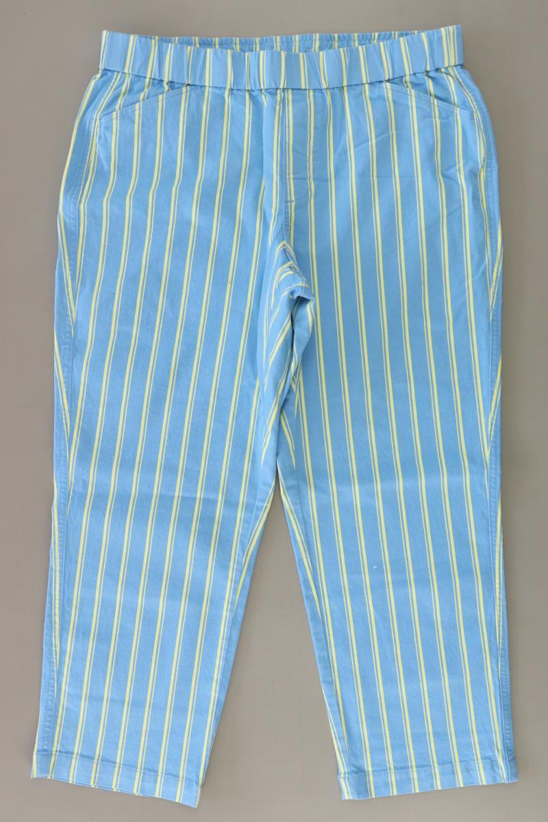 Lands' End 7/8 Hose Gr. 38 gestreift blau aus Baumwolle