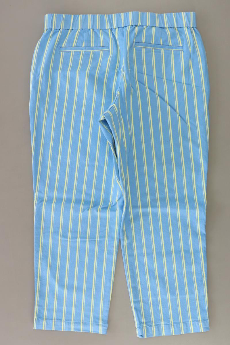 Lands' End 7/8 Hose Gr. 38 gestreift blau aus Baumwolle