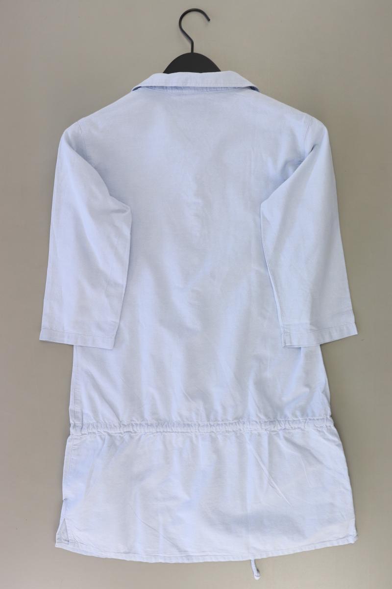 Regular Bluse Gr. M 3/4 Ärmel blau aus Baumwolle