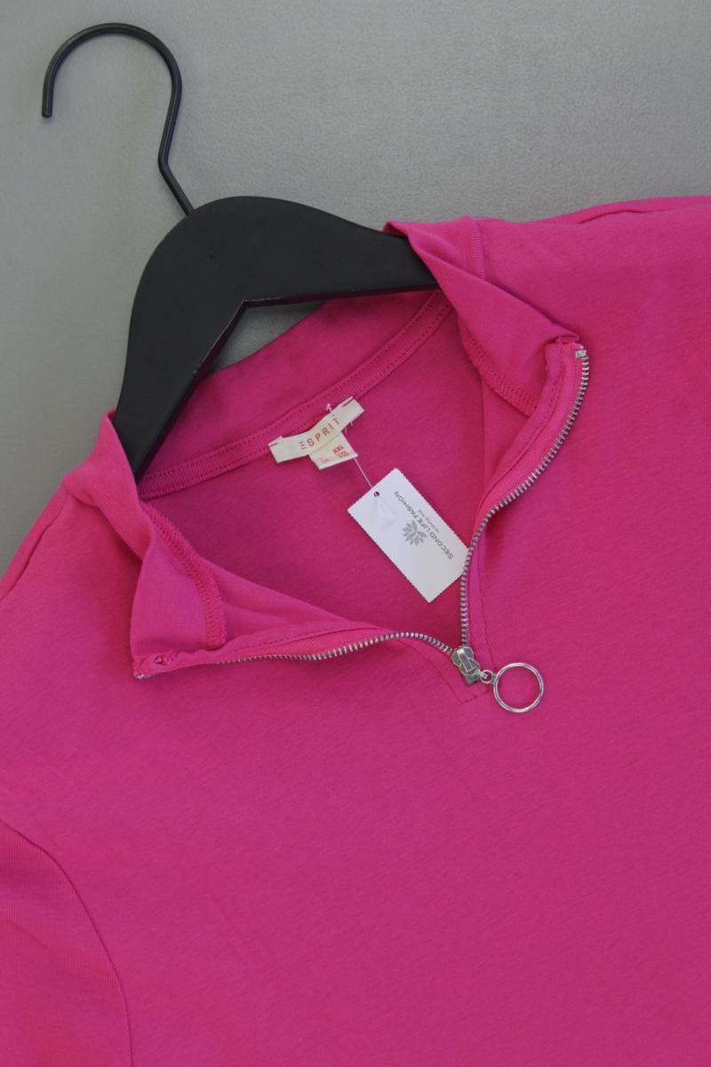 Esprit T-Shirt Gr. XXL Kurzarm pink aus Baumwolle