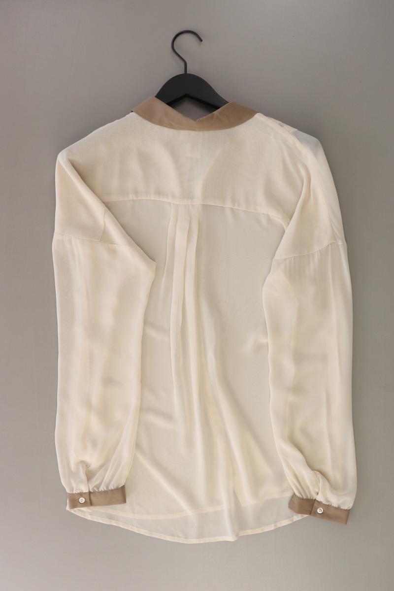 Esprit Chiffonbluse Gr. 42 Langarm creme aus Polyester